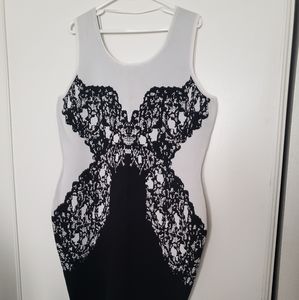 Black and white Dress